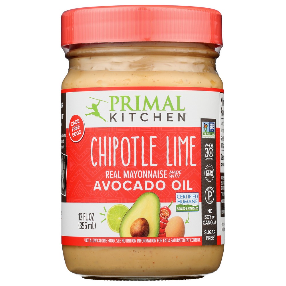 Primal Kitchen Mayo Chipotle Lime - 12 Ounce, Case of 6