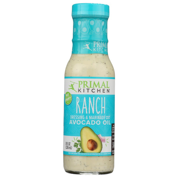Primal Kitchen® 108636990001430000, Ranch Ranch Dressing 8 Fluid Ounce,  Case of 6