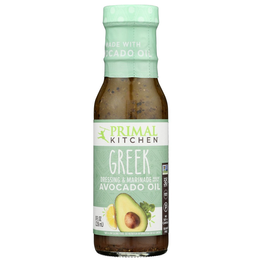 Primal Kitchen Drssng Greek Vinaigrette - 8 Ounce, Case of 6