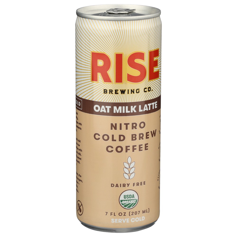 Rise Brewing Co Cold Brew Nitro Milk Organic - 7 Fluid Ounce, Case of 12
