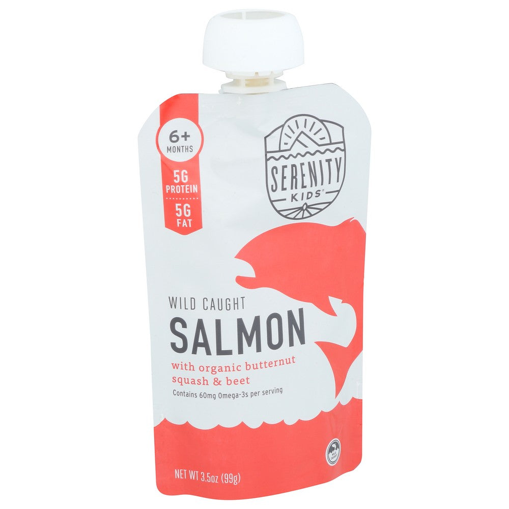 Serenity Kids Toddler Salmn Btr Sq Bt - 4 Ounce, Case of 6