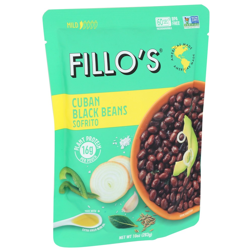 Fillos Beans Black Cuban - 10 Ounce, Case of 6