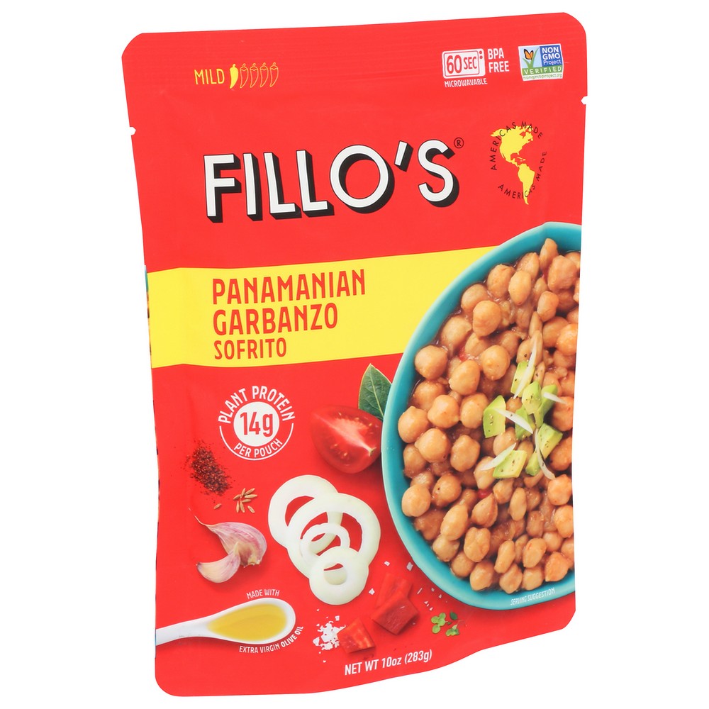 Fillos Beans Garbanzo Panamanian - 10 Ounce, Case of 6