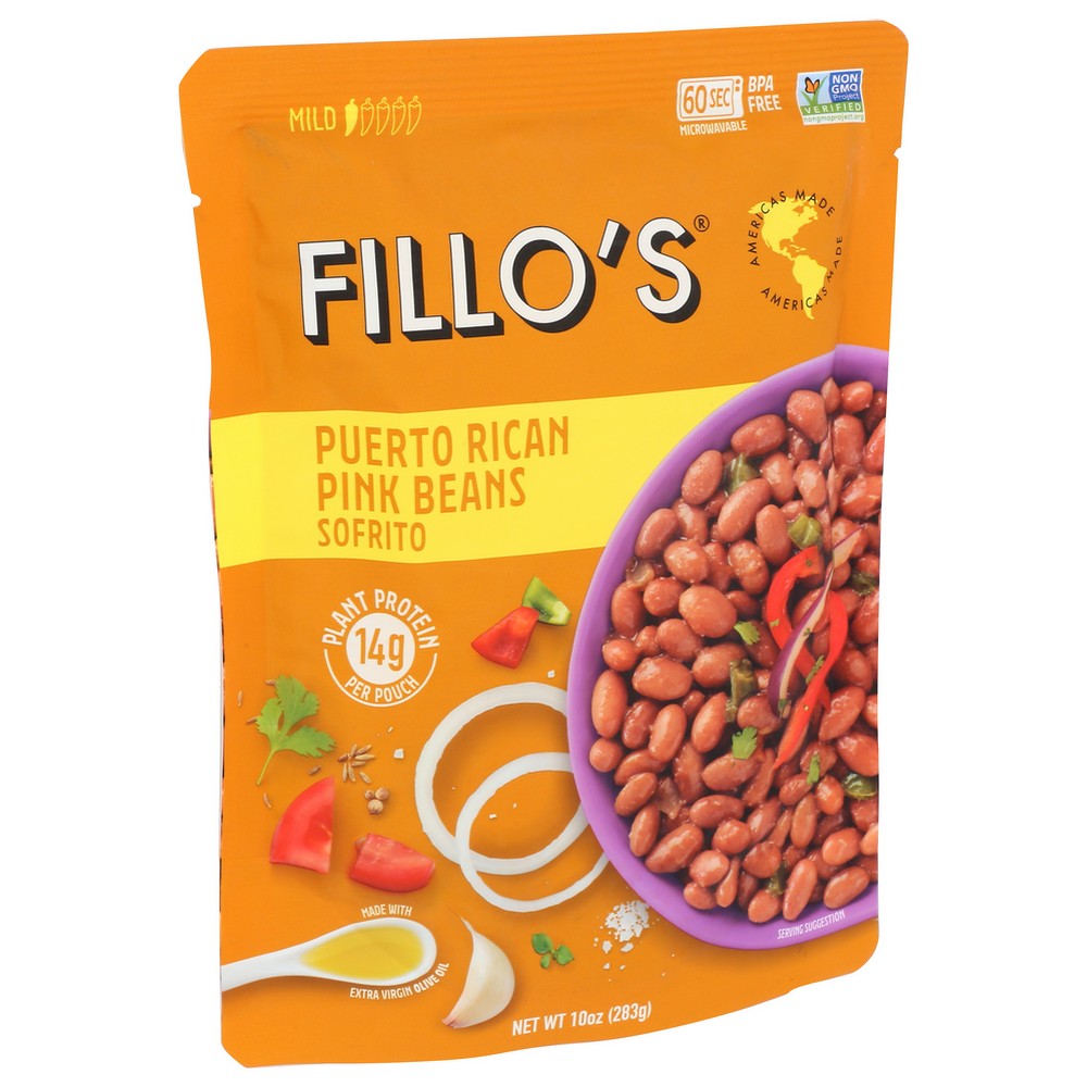 Fillos Beans Puerto Rican Pink - 10 Ounce, Case of 6