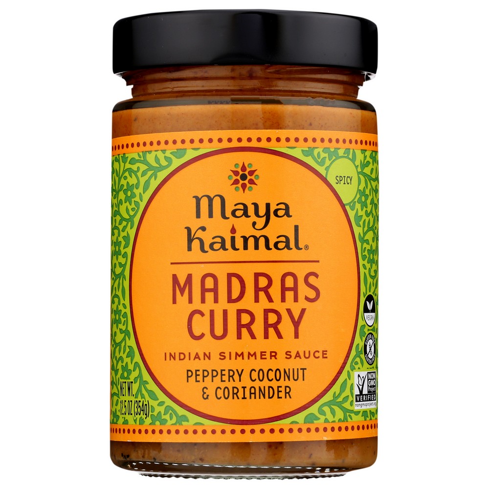 Maya Kaimal Sauce Smmr Madras Curry - 13 Ounce, Case of 6