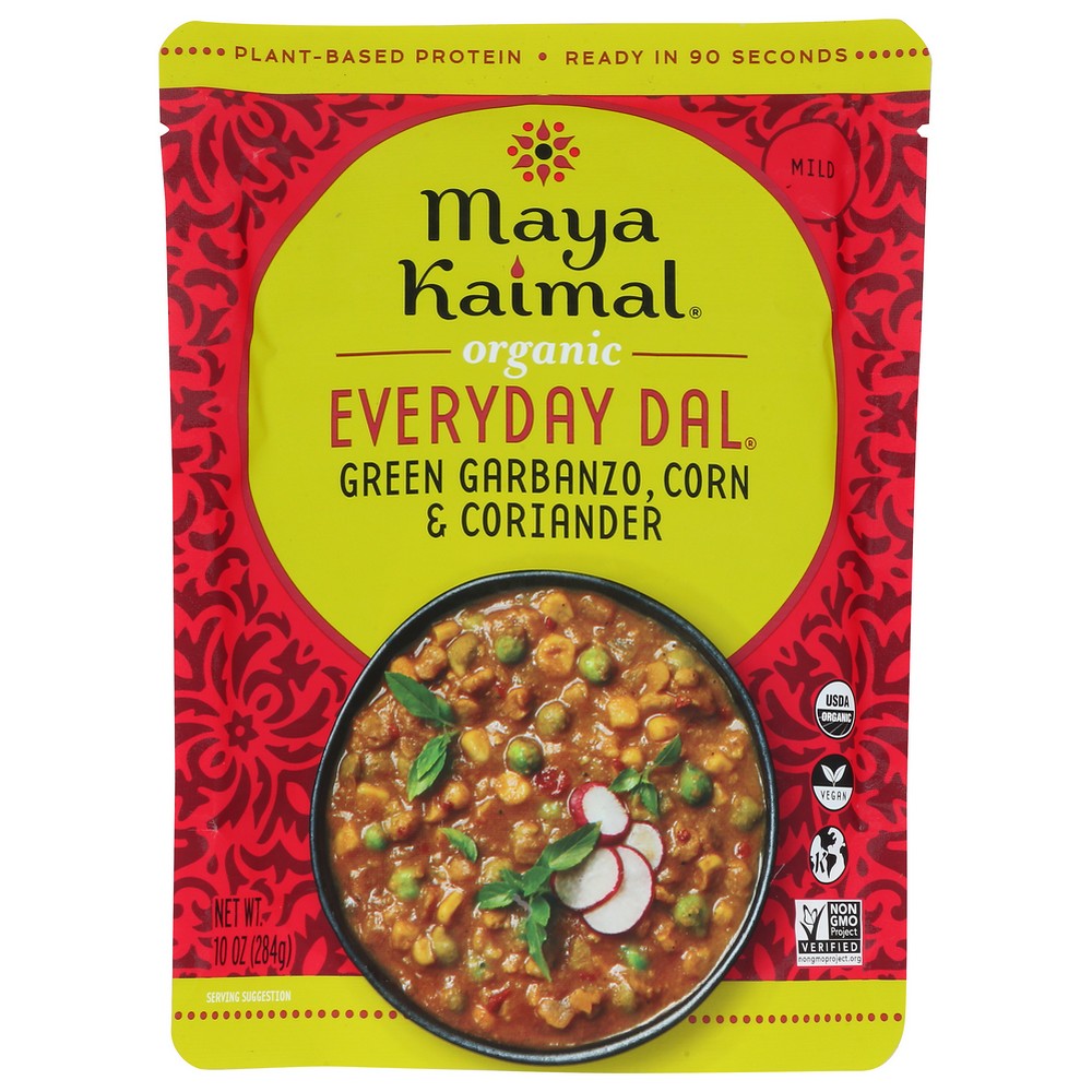Maya Kaimal Everyday Dal Green Grbnzo - 10 Ounce, Case of 6