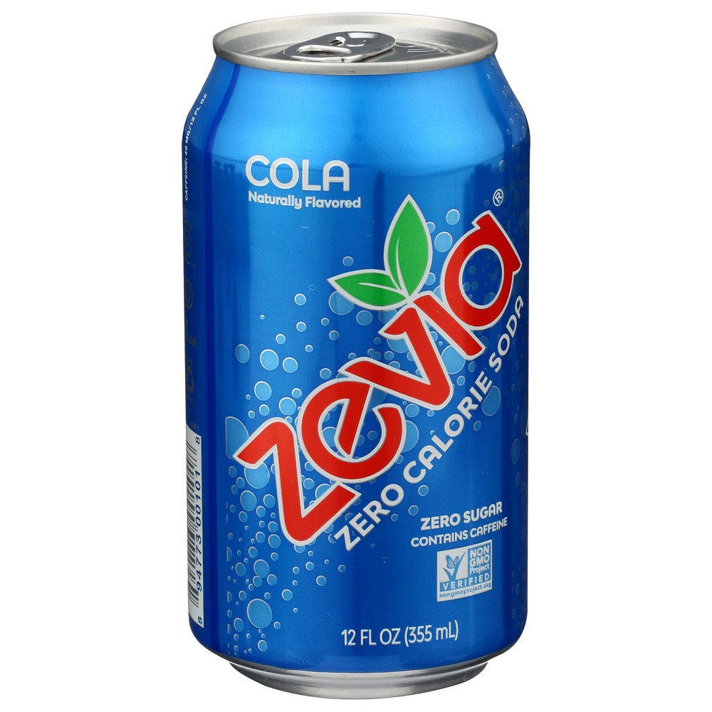 Zevia Soda Cola Natural 6pk - 72 Fluid Ounce, Case of 4