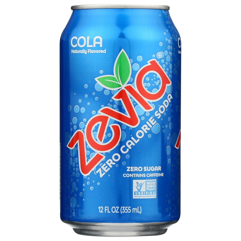 Zevia Soda Cola Natural 6pk - 72 Fluid Ounce, Case of 4