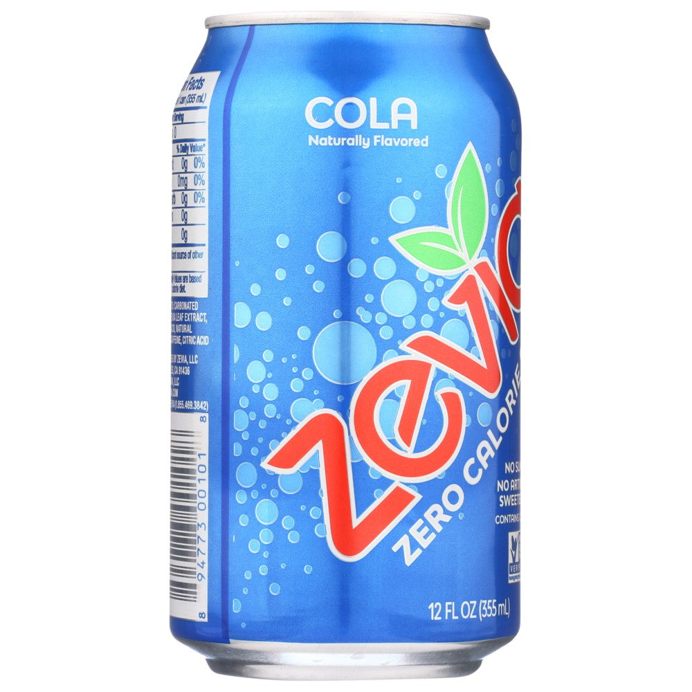 Zevia Soda Cola Natural 6pk - 72 Fluid Ounce, Case of 4