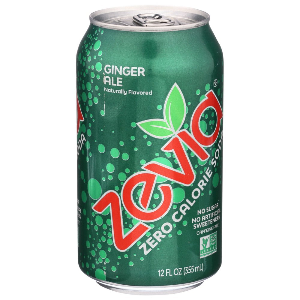 Zevia Soda Gngr Ale Diet Natural 6pk - 72 Fluid Ounce, Case of 4