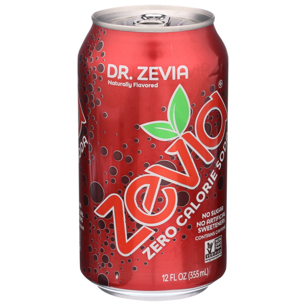 Zevia Soda Dr Zevia Diet Natrl 6pk - 72 Fluid Ounce, Case of 4