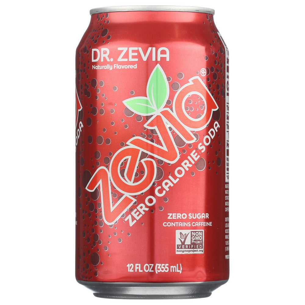 Zevia Soda Dr Zevia Diet Natrl 6pk - 72 Fluid Ounce, Case of 4