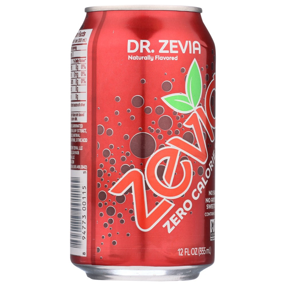 Zevia Soda Dr Zevia Diet Natrl 6pk - 72 Fluid Ounce, Case of 4
