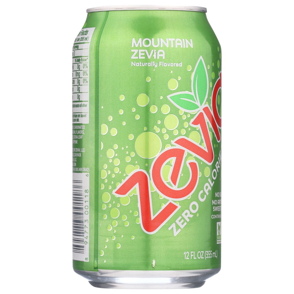Zevia Soda Mountain Z 6pk - 72 Fluid Ounce, Case of 4
