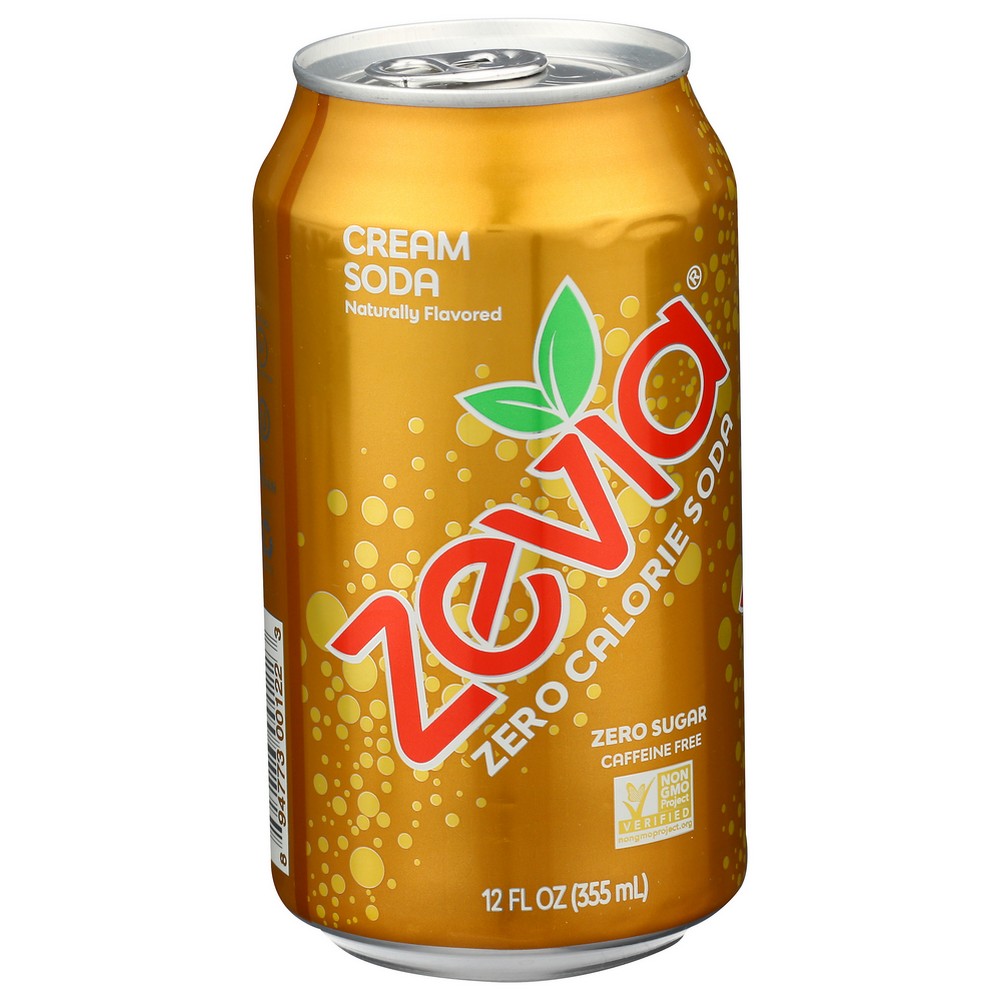Zevia Soda Cream 6pk - 72 Fluid Ounce, Case of 4
