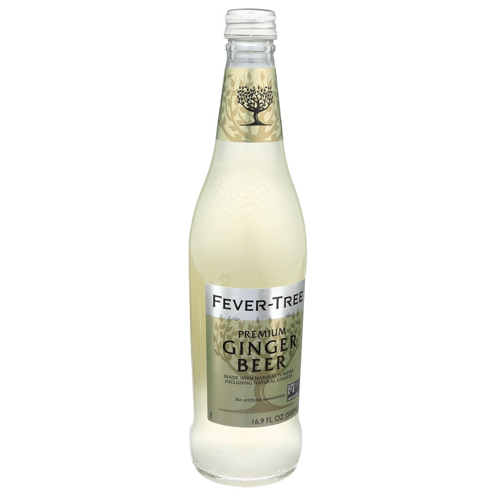 Fever Tree Soda Ginger Beer Premium - 17 Fluid Ounce, Case of 8