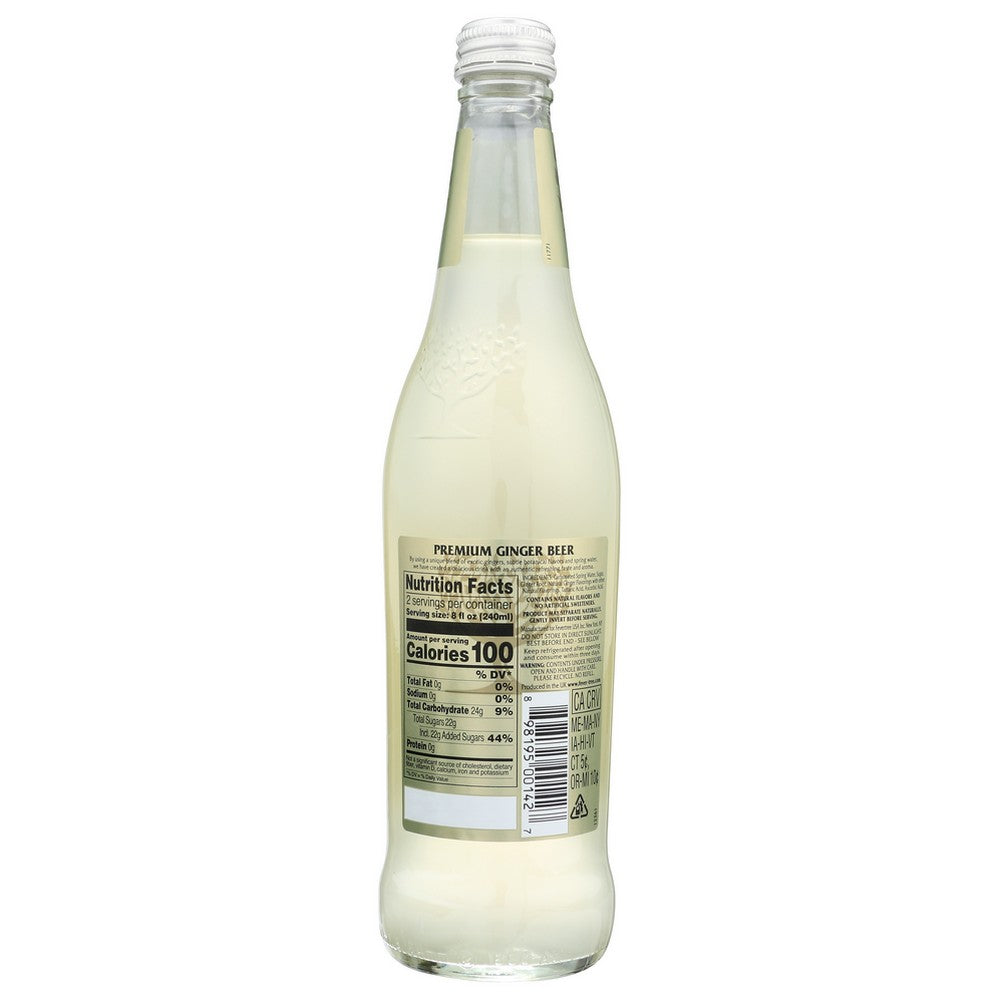 Fever Tree Soda Ginger Beer Premium - 17 Fluid Ounce, Case of 8