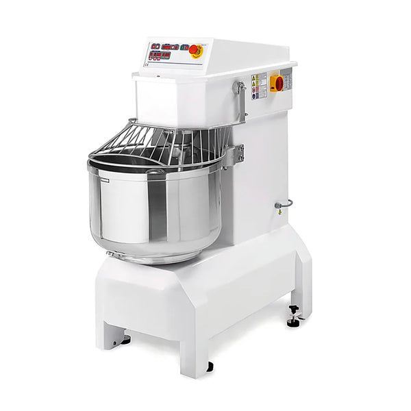 Doyon AEF035 Spiral Mixer, 120 lb. dough capacity, 2 speeds, programmable digital control, stationary stainless