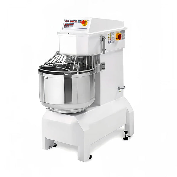 Doyon AEF035SP Spiral Mixer, 120 lb. dough capacity, 2 speeds, programmable digital control, stationary stainless