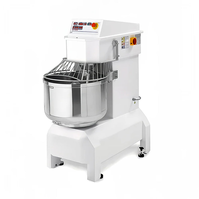 Doyon AEF035SP Spiral Mixer, 120 lb. dough capacity, 2 speeds, programmable digital control, stationary stainless