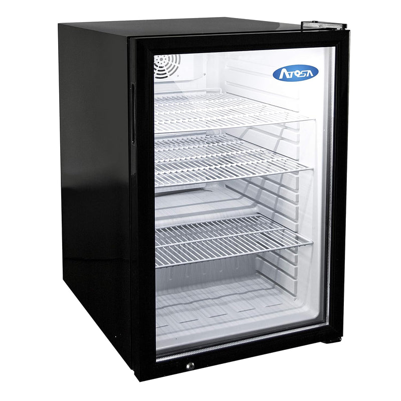 Atosa CTD-5 Refrigerator Merchandiser, Countertop, One-section, 21-1/4"w X 22"d X 33-3/4"h, Forced