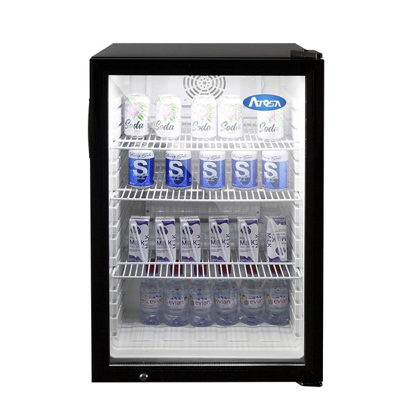 Atosa CTD-5 Refrigerator Merchandiser, Countertop, One-section, 21-1/4"w X 22"d X 33-3/4"h, Forced