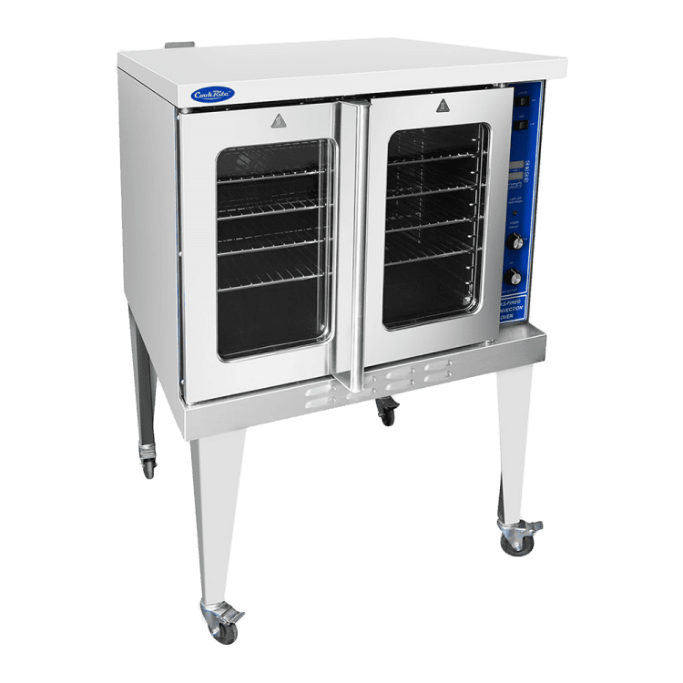 Atosa ATCO-513B-1 Bakery Depth Convection Oven, stainless steel exterior, enamel interior, coved corners, 5 shelves, 46K BTU