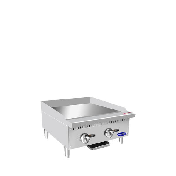 Atosa ATMG-24 Cookrite Heavy Duty Griddle, Gas, Countertop, 24"w X 28-3/5"d X 15-1/5"h