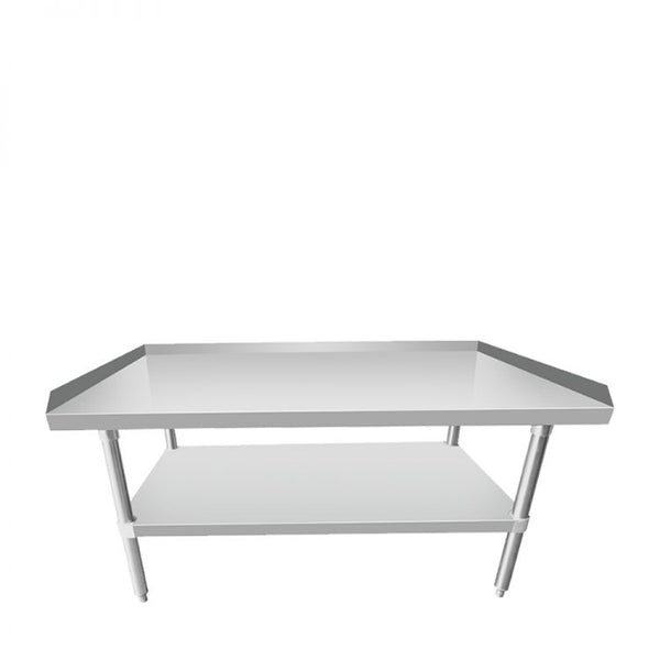 Atosa ATSE-3048 Mixrite Equipment Stand, 48"w X 30"d X 24"h, Stainless Steel Top With Upturn On Rear