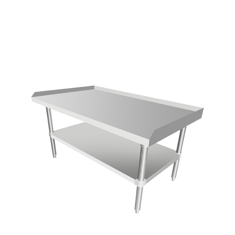 Atosa ATSE-3048 Mixrite Equipment Stand, 48"w X 30"d X 24"h, Stainless Steel Top With Upturn On Rear