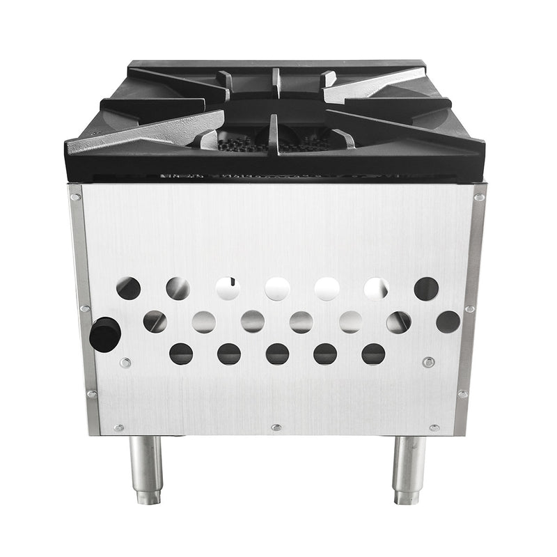 Atosa ATSP-18-1L Cookrite Low Stock Pot Stove, Gas, (1) Three-ring Cast Iron Burner, Full Width Removable Stainless