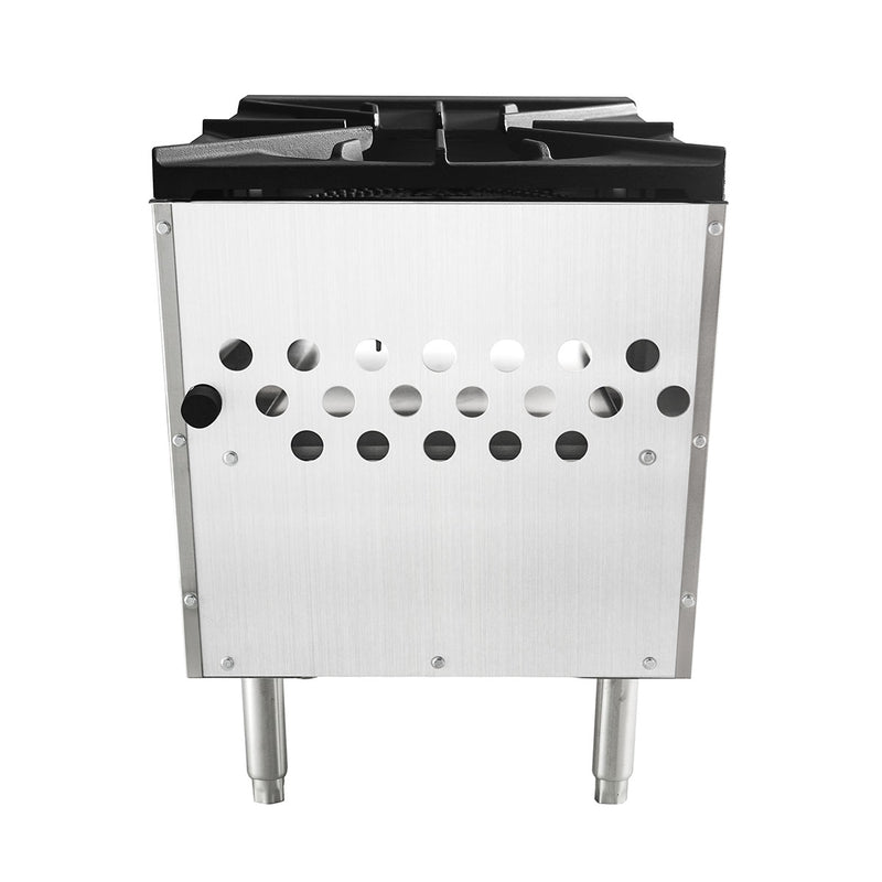 Atosa ATSP-18-1 Cookrite Stock Pot Stove, Gas, (1) Three-ring Cast Iron Burner, Full Width Removable Stainless
