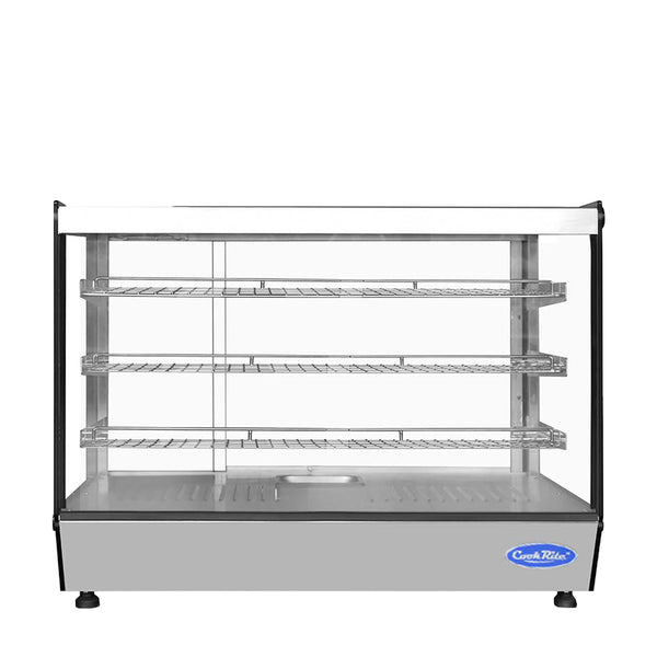 Atosa CHDS-71 Heated Display Case, Countertop, 35-3/8"w X 22-1/2"d X 26-5/8"h, 7.1 Cu. Ft. Capacity