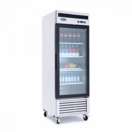 Atosa MCF8705GR Refrigerator Merchandiser, One-section, 27"w X 31-7/10"d X 83-1/10"h, Bottom-mount