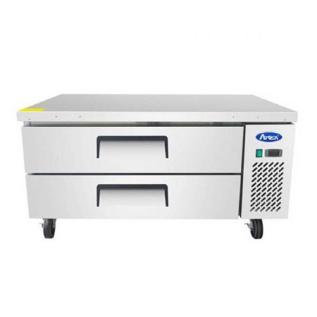 Atosa MGF8450GR Chef Base, One-section, 48-2/5"w X 33"d X 26-3/5"h, Side-mounted Self-contained