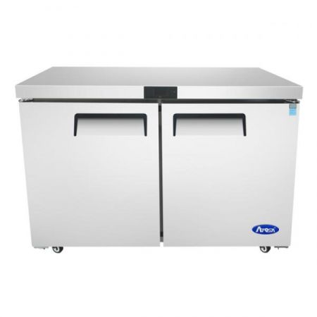 Atosa MGF8406GR Undercounter Freezer, Reach-in, Two-section, 48-1/4"w X 30"d X 34-1/8"h