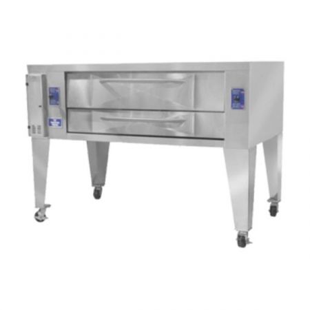 Bakers Pride Y-600 Super Deck Series Pizza Deck Oven, gas, 60"W x 36"D deck, (1) 8" high section with