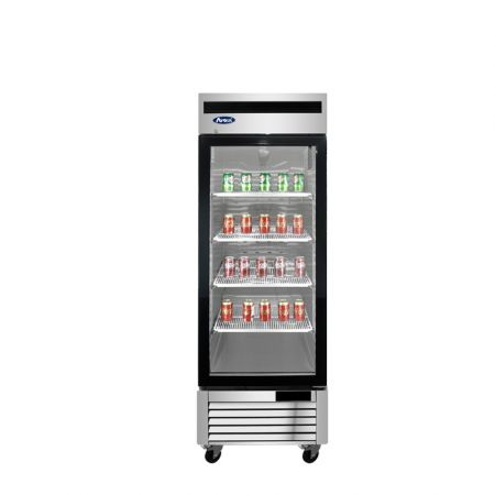 Atosa MCF8701GR Freezer Merchandiser, One-section, 27"w X 31-7/10"d X 83-1/10"h, Bottom-mount