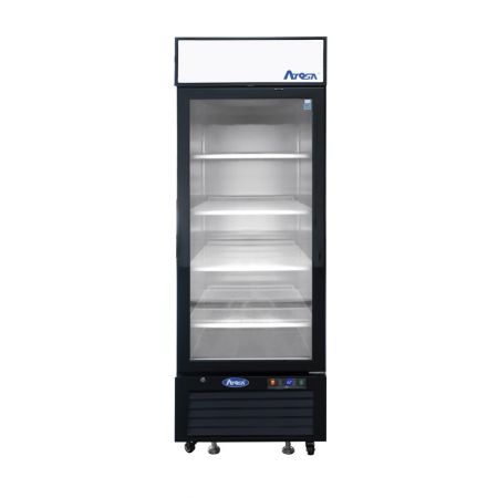 Atosa MCF8722GR Refrigerator Merchandiser, One-section, 27"w X 31-1/2"d X 81-1/5"h, Bottom-mounted