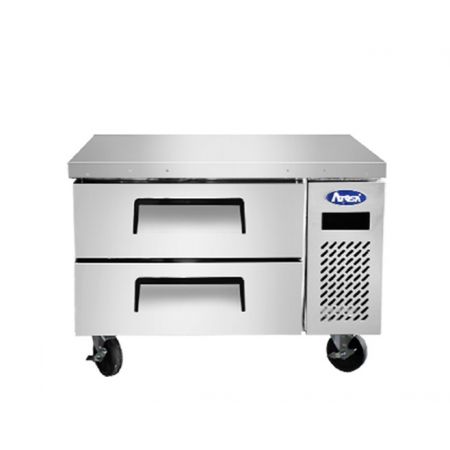 Atosa MGF8448GR Chef Base, One-section, 35-5/8"w X 33"d X 26-3/5"h, Side-mounted Self-contained