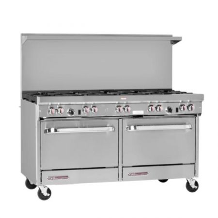 Southbend S60DD S-Series Restaurant Range, gas, 60", (10) 28,000 BTU open burners, (2) standard ovens, snap