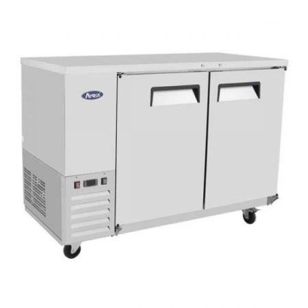 Atosa SBB48GRAUS1 Back Bar Cooler, Shallow Depth, Two-section, 48"w X 24-1/2"d X 40-1/8"h
