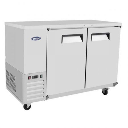 Atosa SBB59GRAUS1 Back Bar Cooler, Shallow Depth, Two-section, 57-3/4"w X 24-1/2"d X 40-1/8"h