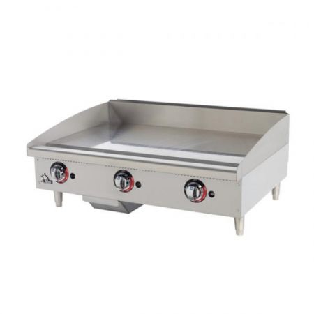 Star 636TF Star-Max® Heavy Duty Griddle, gas, countertop, 36" W x 21" D cooking surface, 1"