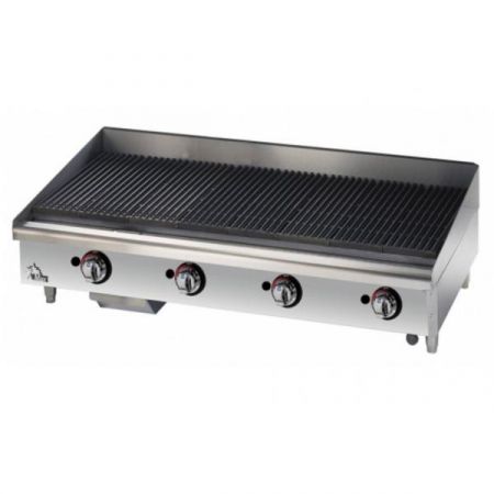 Star 6148RCBF Star-Max® Charbroiler, gas, countertop, 48" W, cast iron 40,000 BTU burners with