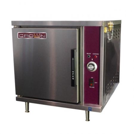 Crown SX-5 Convection Steamer, electric, countertop, steam generator, (1) 316 stainless steel compartment, (5)