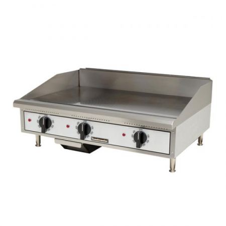 Toastmaster TMGE36 Griddle, electric, countertop, 36" W x 21" D cooking surface, (3) steel radiants, 3/4"