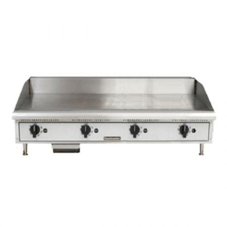 Toastmaster TMGT48 Griddle, countertop, natural gas, 48" W x 21" D cooking surface, (4) steel radiants