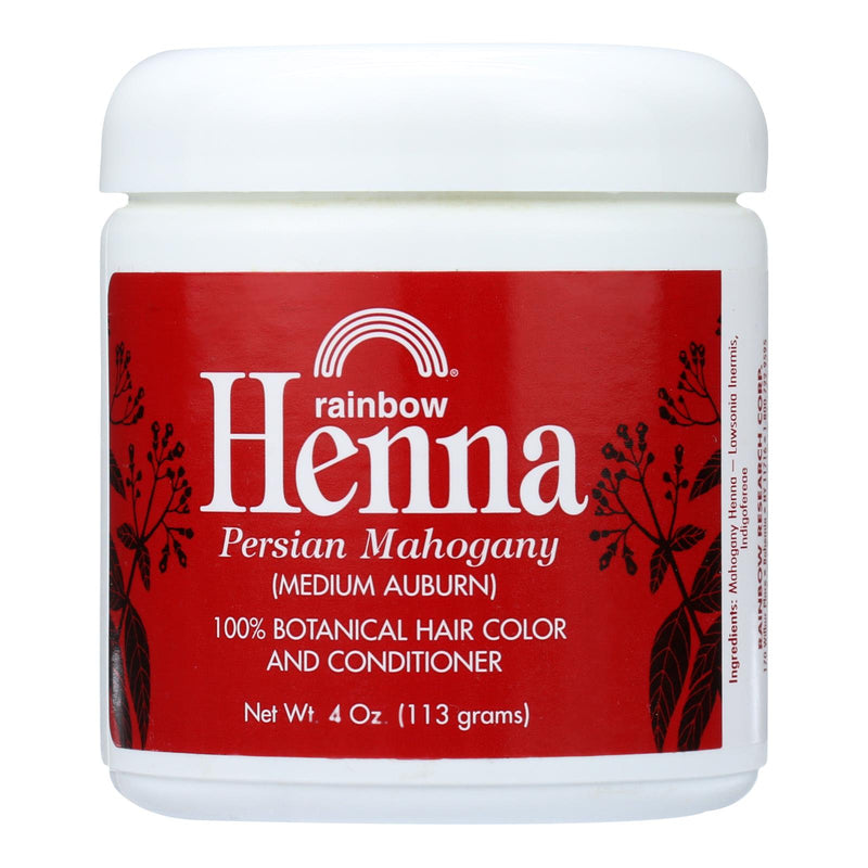 Rainbow Research Henna Hair Color and Conditioner Persian Mahogany Medium Auburn - 4 Ounce