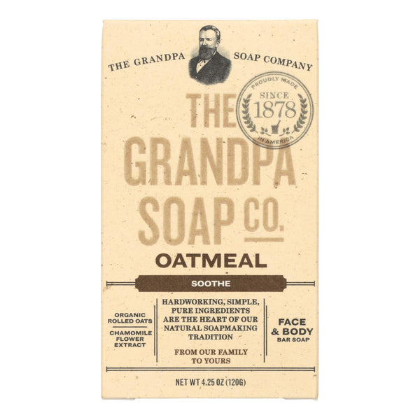 Grandpa Soap Bar Soap - Oatmeal - 4.25 Ounce